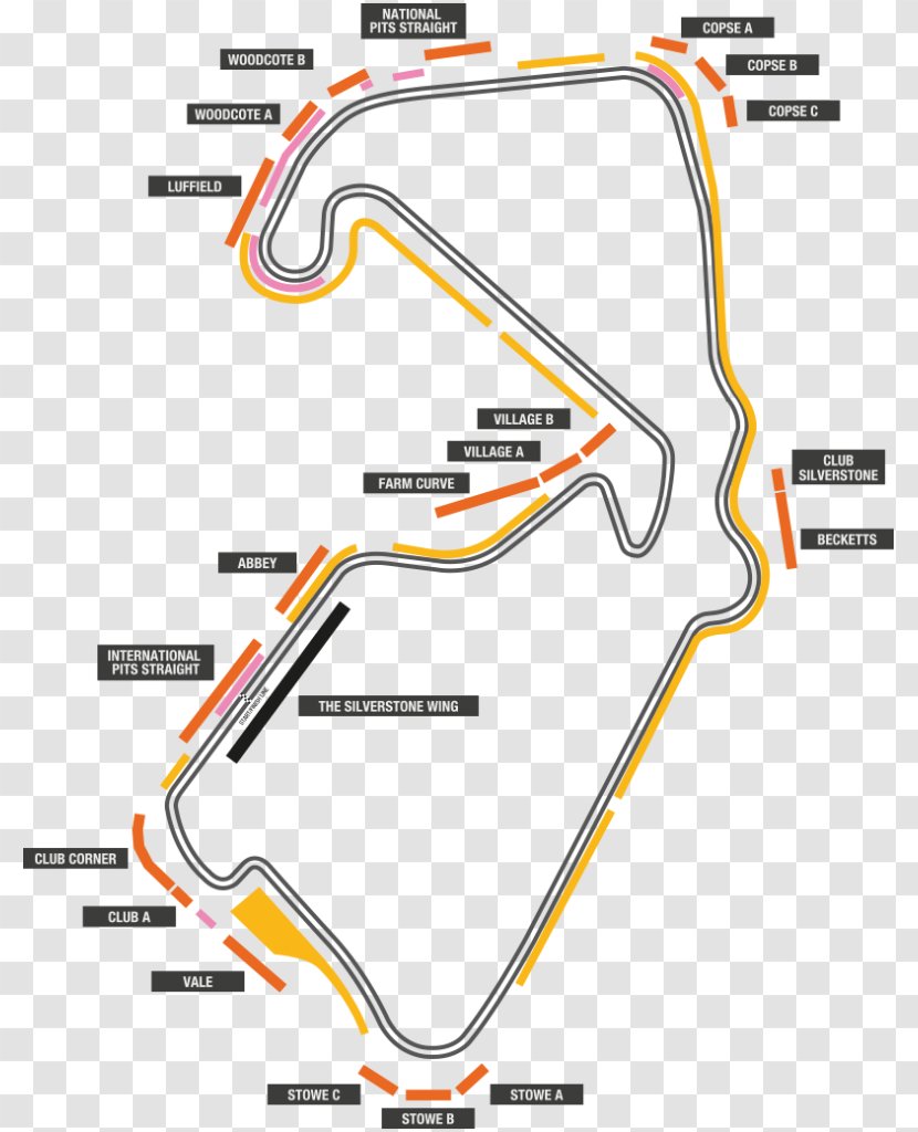 Silverstone Circuit 2018 FIA Formula One World Championship Bahrain Grand Prix Monaco International - Lines Transparent PNG
