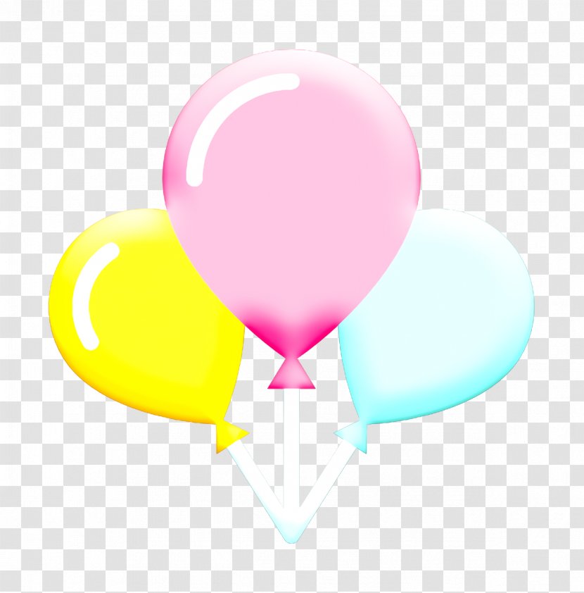 Balloons Icon Birthday Party - Supply - Love Heart Transparent PNG