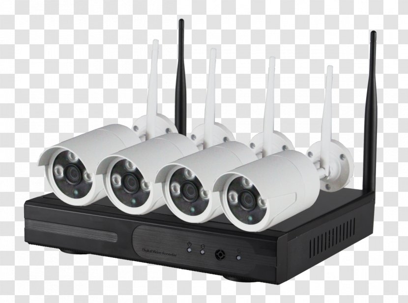 IP Camera Network Video Recorder Wireless Security Closed-circuit Television Wi-Fi - System - Cctv Transparent PNG
