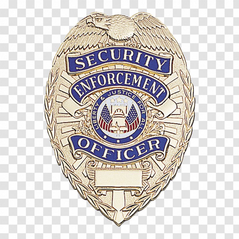 Badge Police Officer Security Guard Company - Emblem Transparent PNG