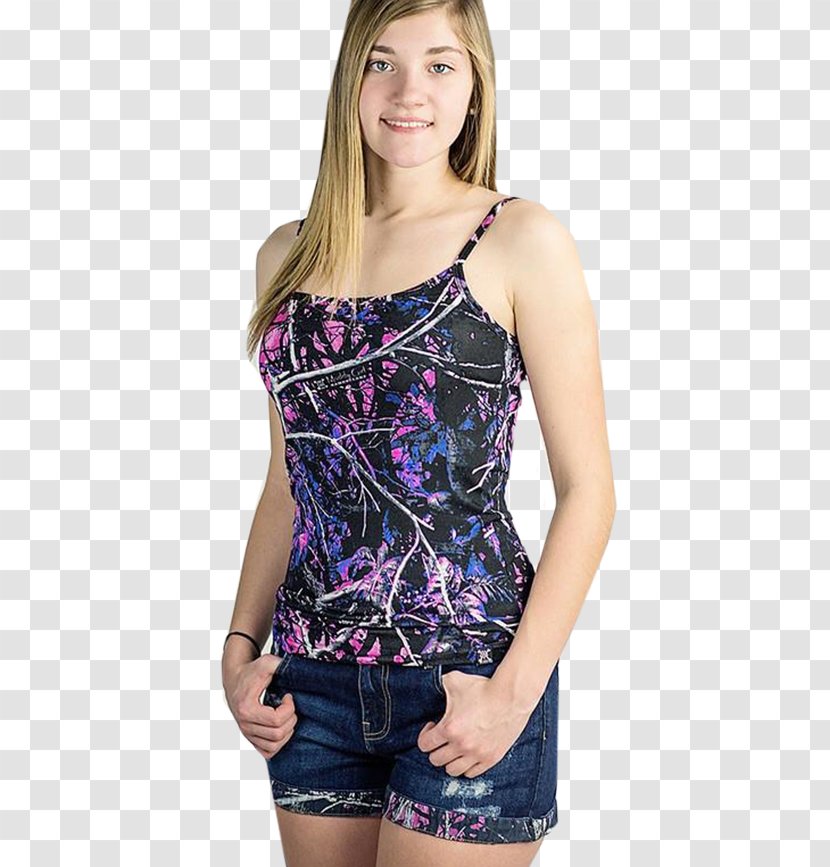 T-shirt Sleeve Moon Shine Camo Clothing - Watercolor - Sequin Tank Top Transparent PNG