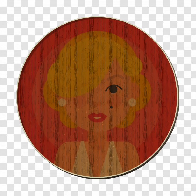 Artist Icon Avatar Marilyn - Hair - Brown Red Transparent PNG