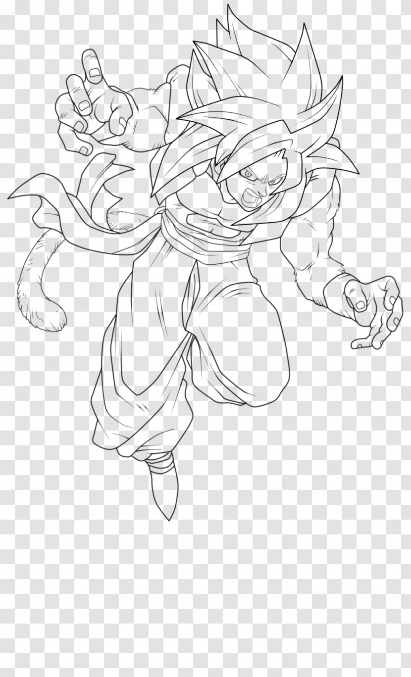 Vegeta Drawing Goku Goten Line Art - Organism - Dragon Ball Transparent PNG