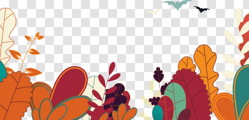 Graphic Design Autumn Illustration - Leaf Decoration Transparent PNG