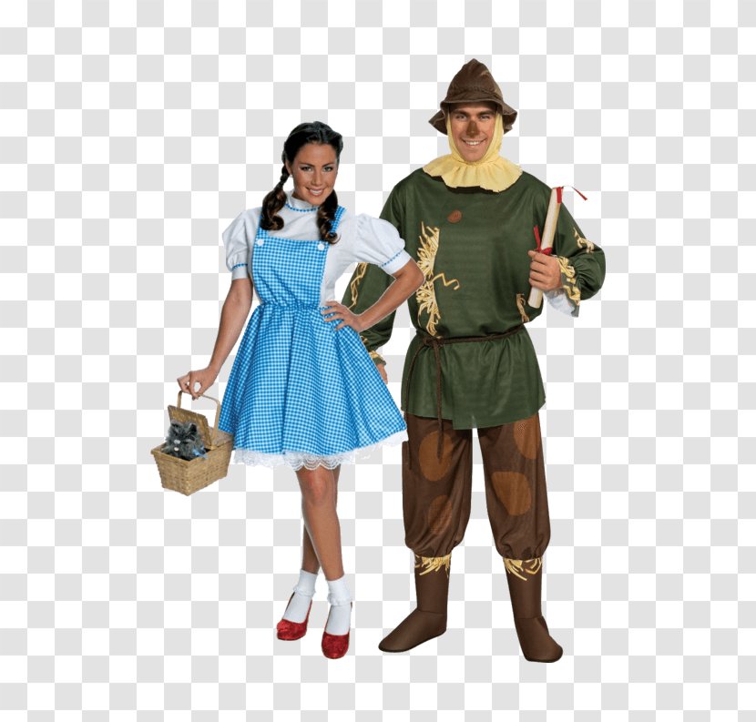 Dorothy Gale Scarecrow The Tin Man Wonderful Wizard Of Oz Costume - Party - Follow Yellow Brick Road Transparent PNG