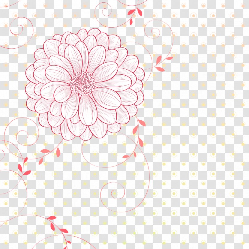 Adobe Illustrator Poster Illustration - Petal - Artwork Flowers Background,-Vector Material Transparent PNG