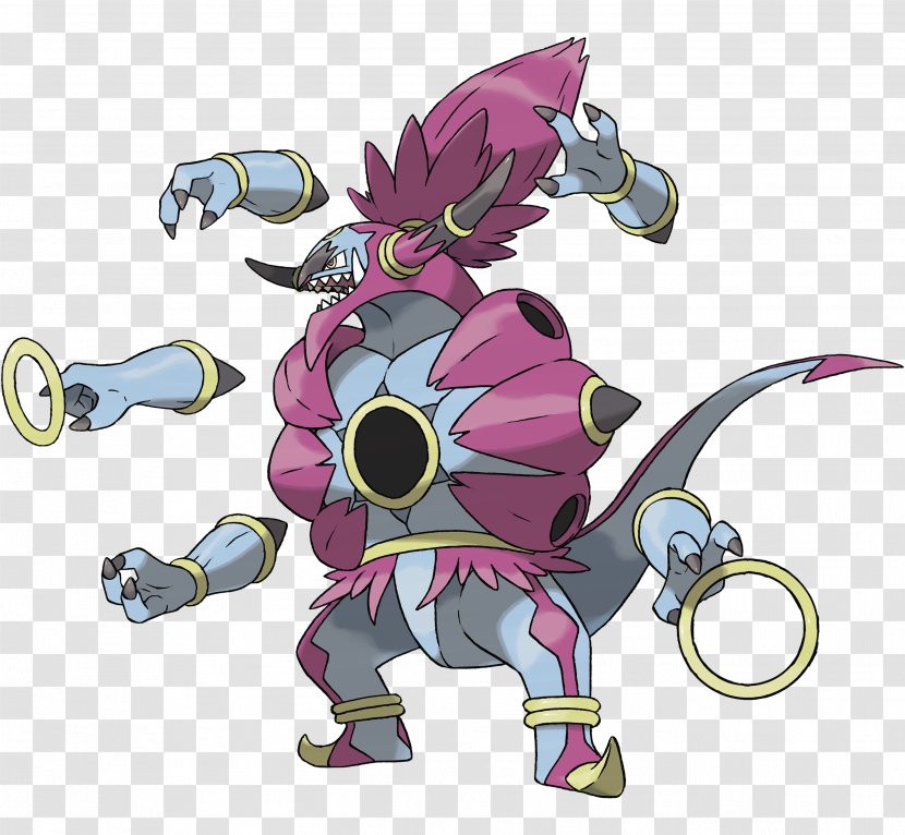 Pokémon Omega Ruby And Alpha Sapphire Ultra Sun Moon Pokédex Hoopa - Animal Figure - Event Gate Transparent PNG
