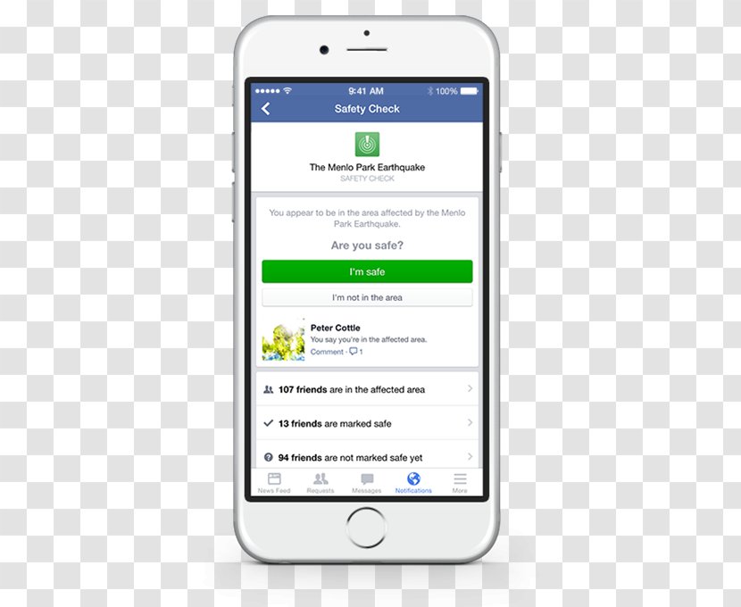 Facebook Safety Check Social Media Networking Service Network Advertising - Mark Zuckerberg - Earthquake Books Transparent PNG