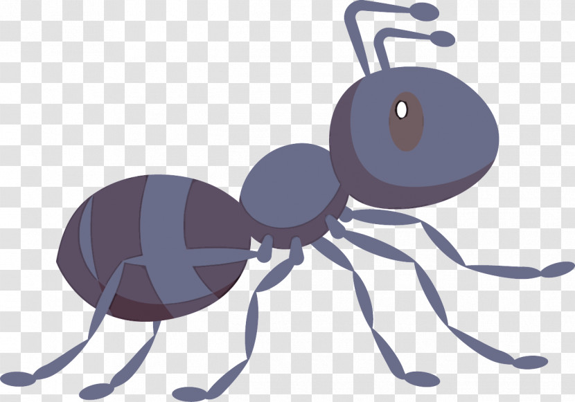 Ant Insect Cartoon Pest Membrane-winged Insect Transparent PNG