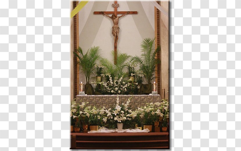 Floral Design Altar Window Shrine - Tree - Easter Vigil Transparent PNG