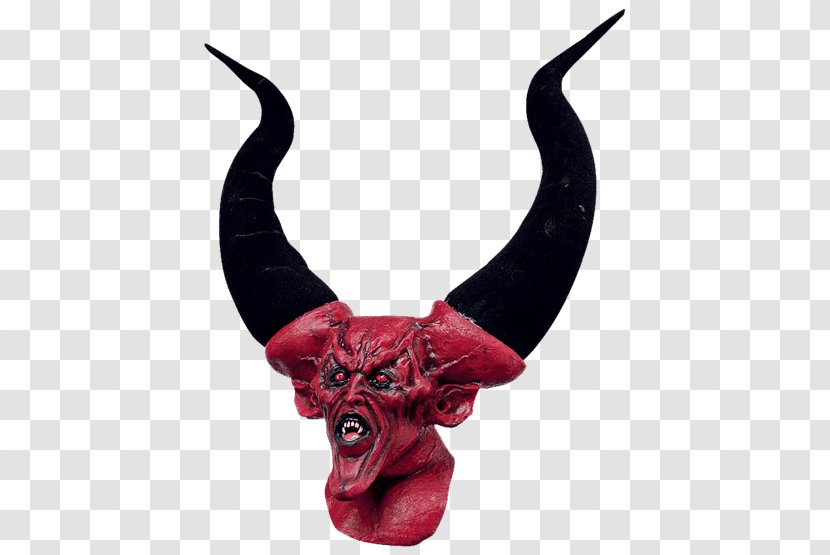 Halloween Costume Devil Demon Mask - Latex Transparent PNG