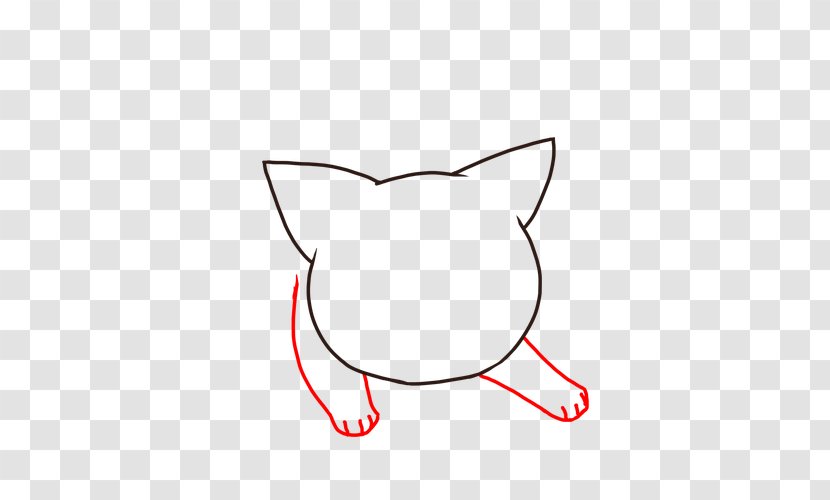 Whiskers Cat Snout Clip Art - Cartoon Transparent PNG