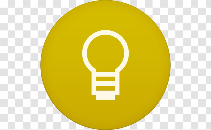 Symbol Yellow Oval - G Suite - Google Keep Transparent PNG