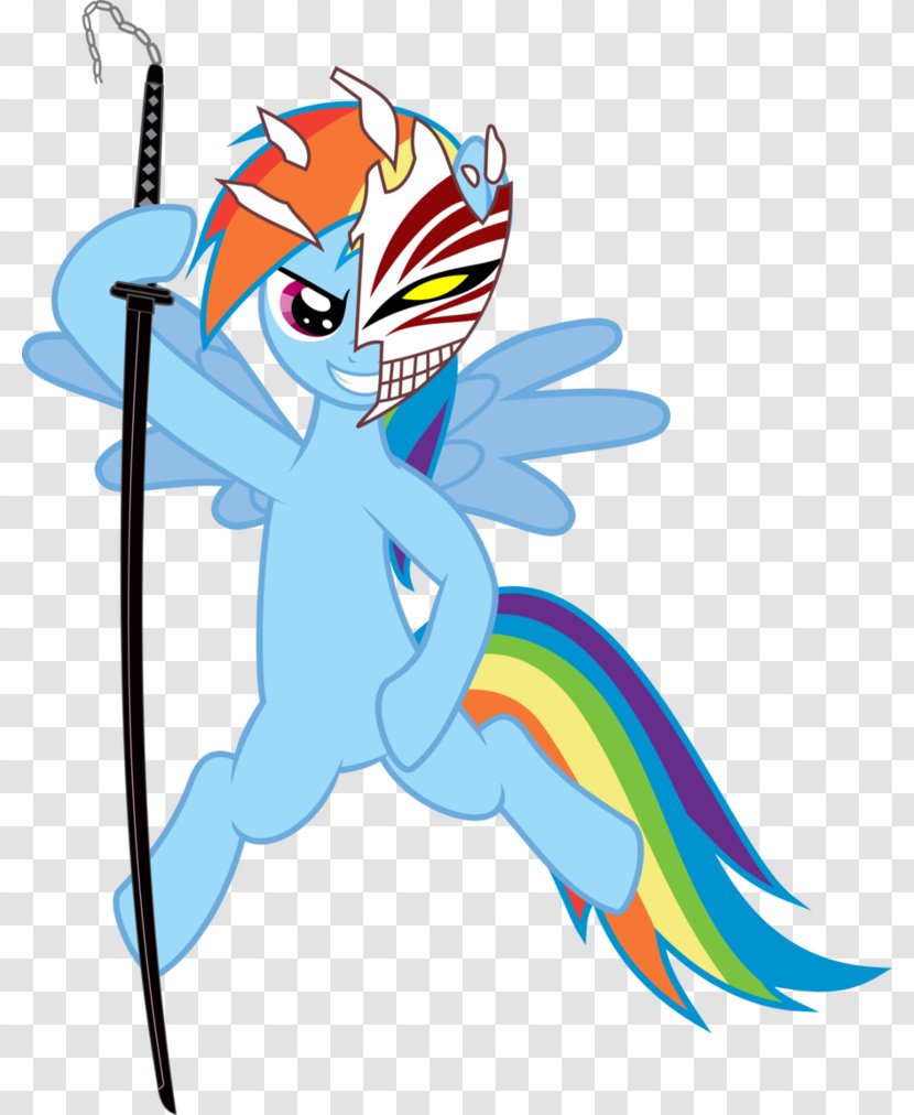 Rainbow Dash My Little Pony Pinkie Pie Ichigo Kurosaki - Cartoon Transparent PNG