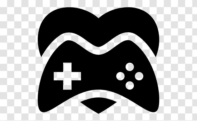 Game Controllers Video Consoles - Monochrome - Gamepad Transparent PNG