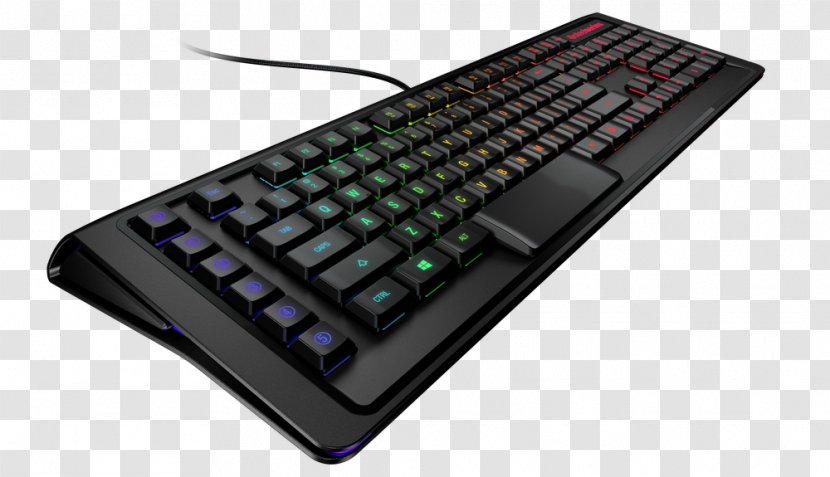 Computer Keyboard SteelSeries Apex M800 Gaming Keypad Video Games - Multimedia Transparent PNG