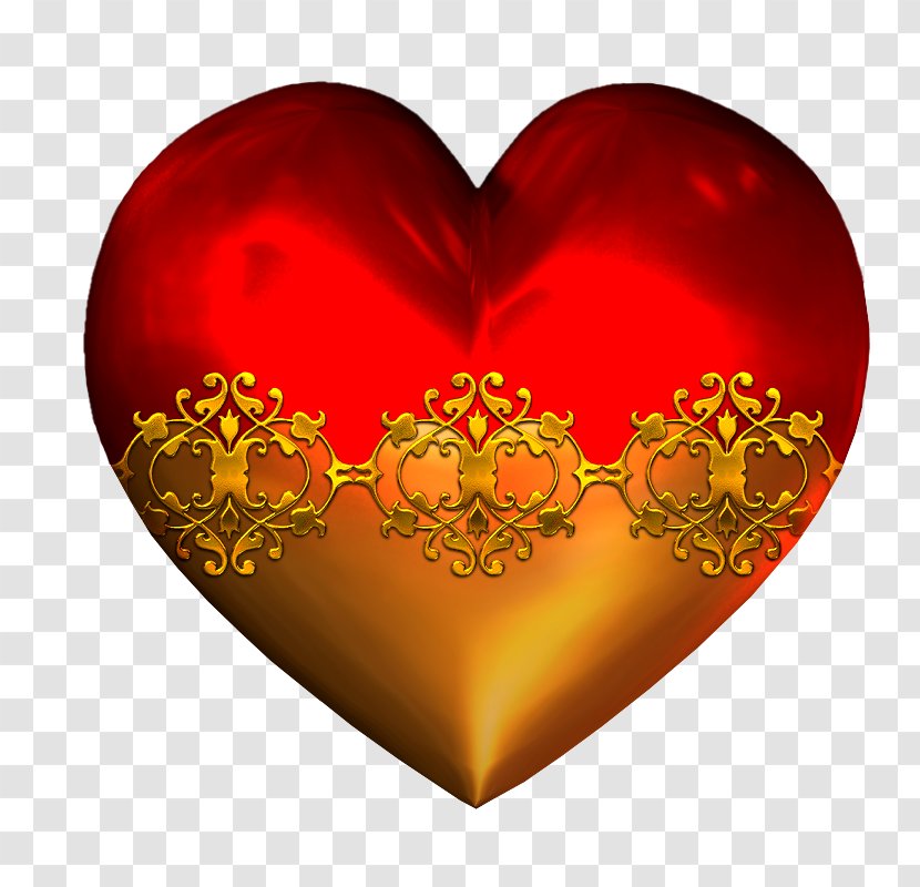 Heart Valentine's Day Clip Art - Blingee Transparent PNG