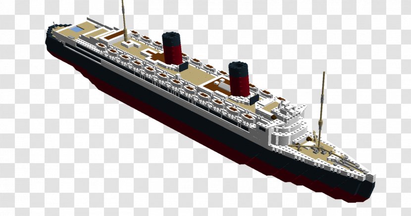 Ocean Liner The Queen Mary RMS Elizabeth 2 LEGO - Bulk Carrier - Cruise Ship Transparent PNG