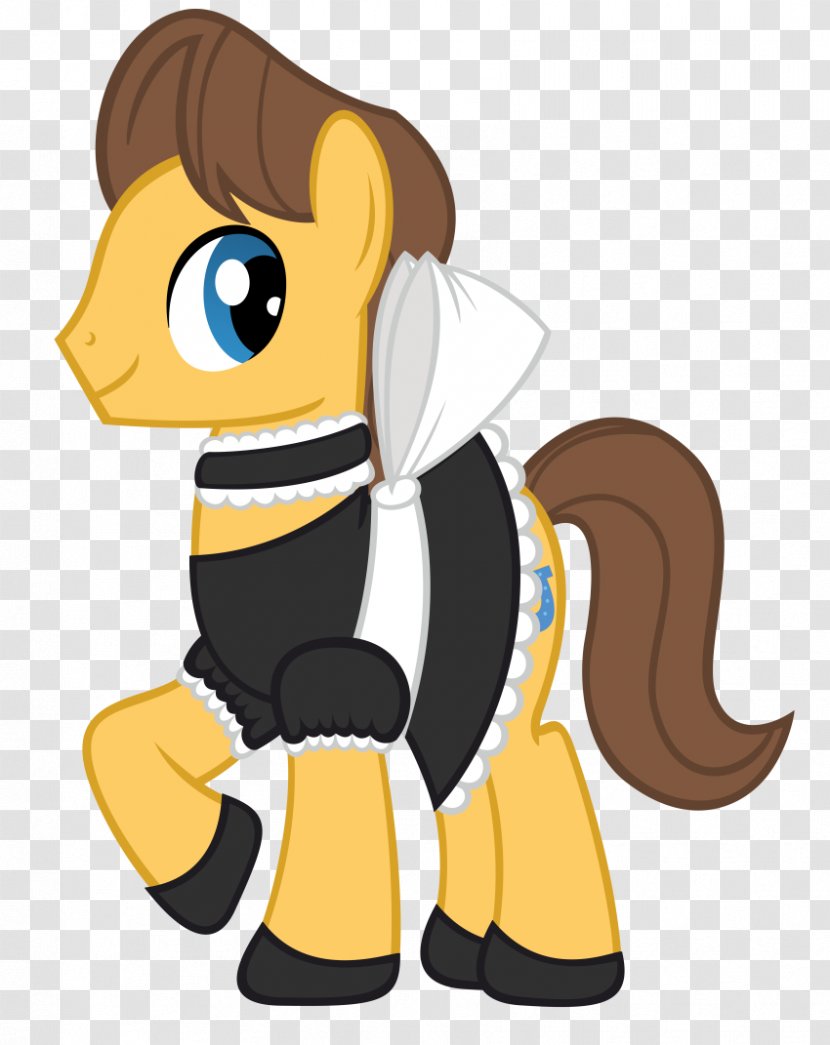 Pony Maid Service Cleaner French - Fictional Character - Colts Transparent PNG