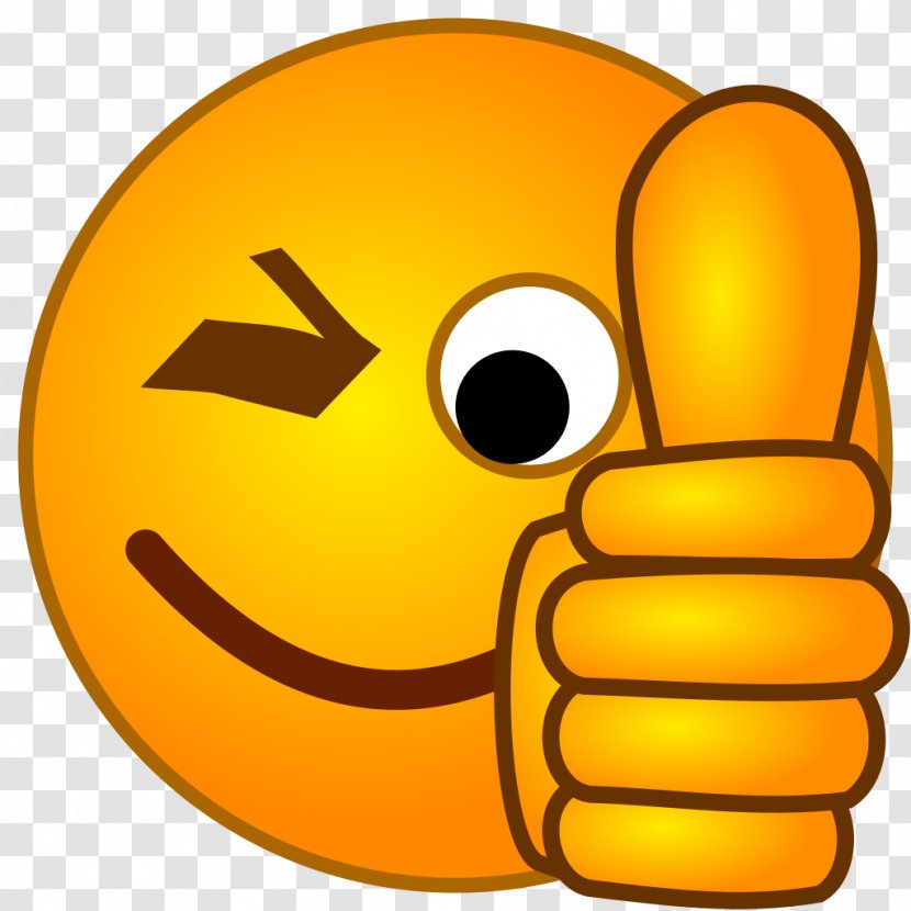 Thumb Signal Emoji Smiley Clip Art - Happiness - Thumbs Up Transparent PNG