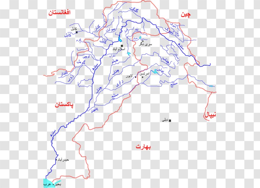 Indus River Waters Treaty Jhelum Ravi Sutlej - Rivers Transparent PNG
