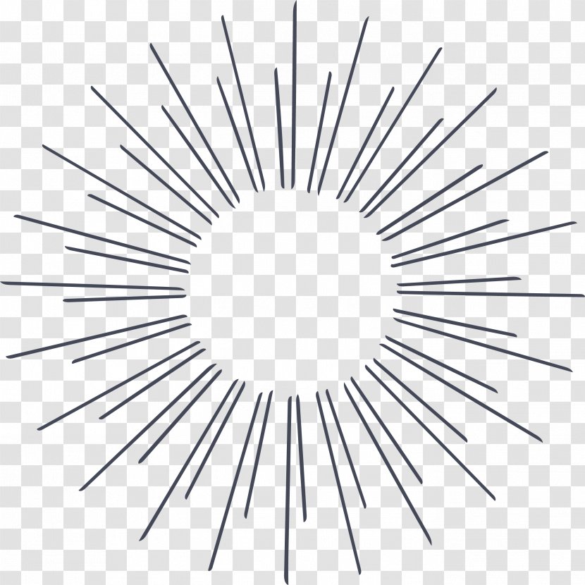 Ray Drawing Euclidean Vector Illustration - Shutterstock - Radial Circle Material Map Transparent PNG