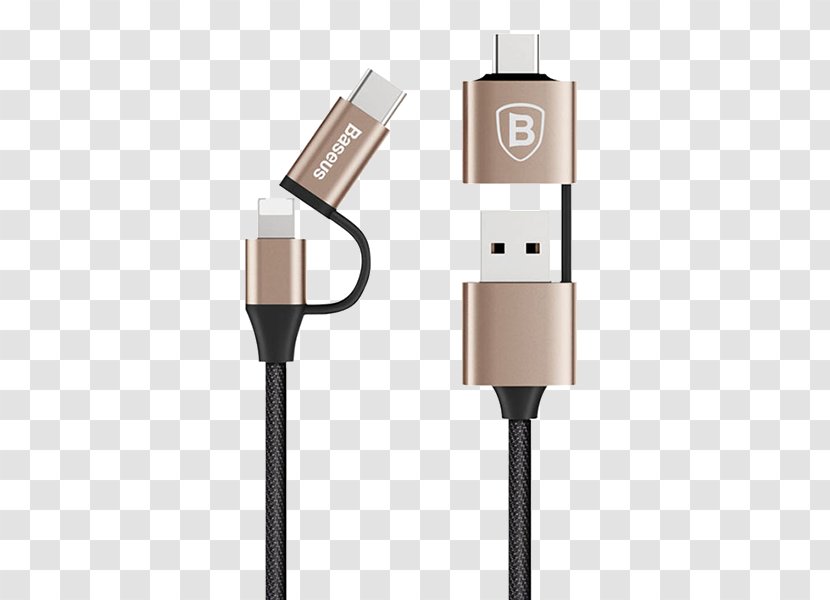 Laptop USB On-The-Go USB-C Micro-USB Lightning - Data Cable Transparent PNG