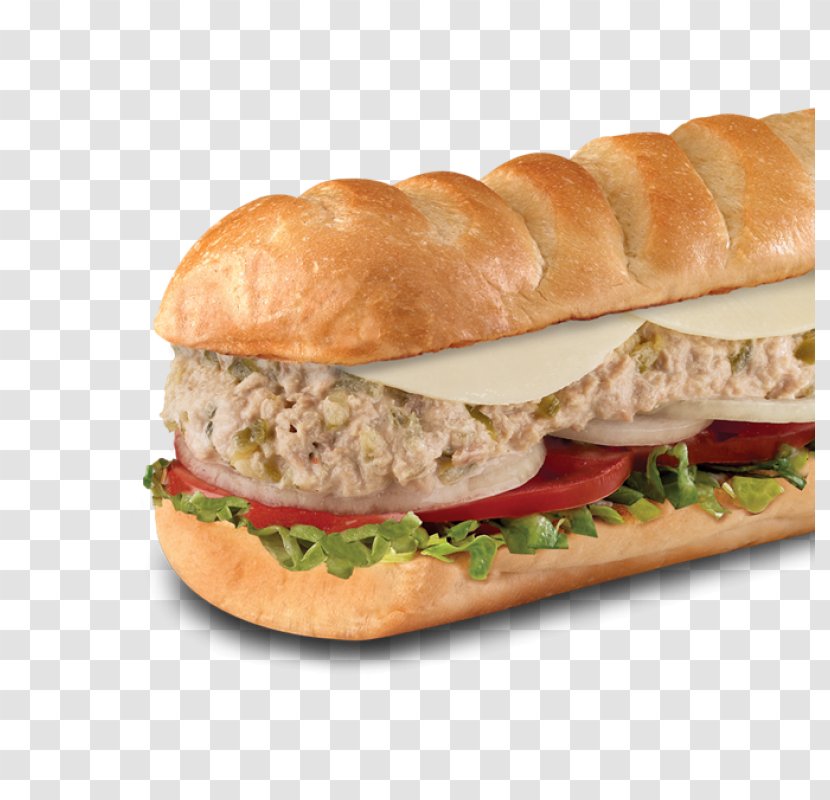 Submarine Sandwich Tuna Salad Fish Steak Delicatessen - Provolone - Menu Transparent PNG