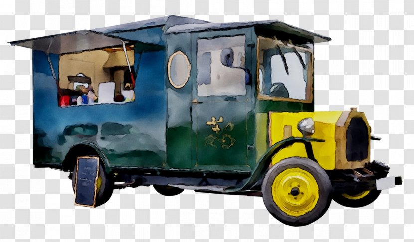 Vintage Car Transport Motor Vehicle Wagon - Classic Transparent PNG