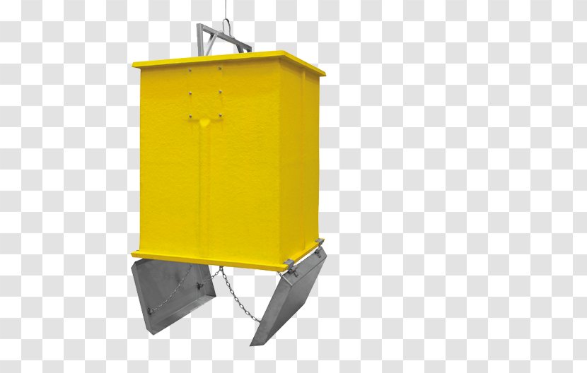 Intermodal Container Rubbish Bins & Waste Paper Baskets Sorting Hydraulic Hooklift Hoist - Yellow - Containment Transparent PNG