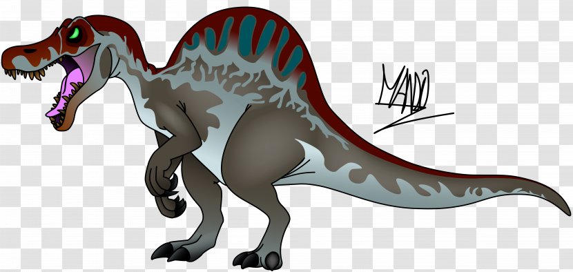 Tyrannosaurus Spinosaurus Velociraptor Stegosaurus Dinosaur - Drawing - Jurassic Park Transparent PNG