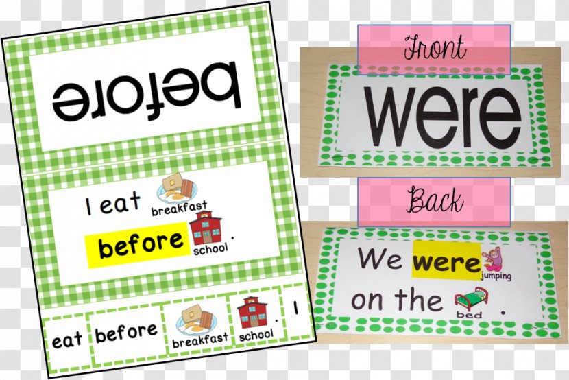 Sight Word Game Kindergarten Paper - Sentence Transparent PNG