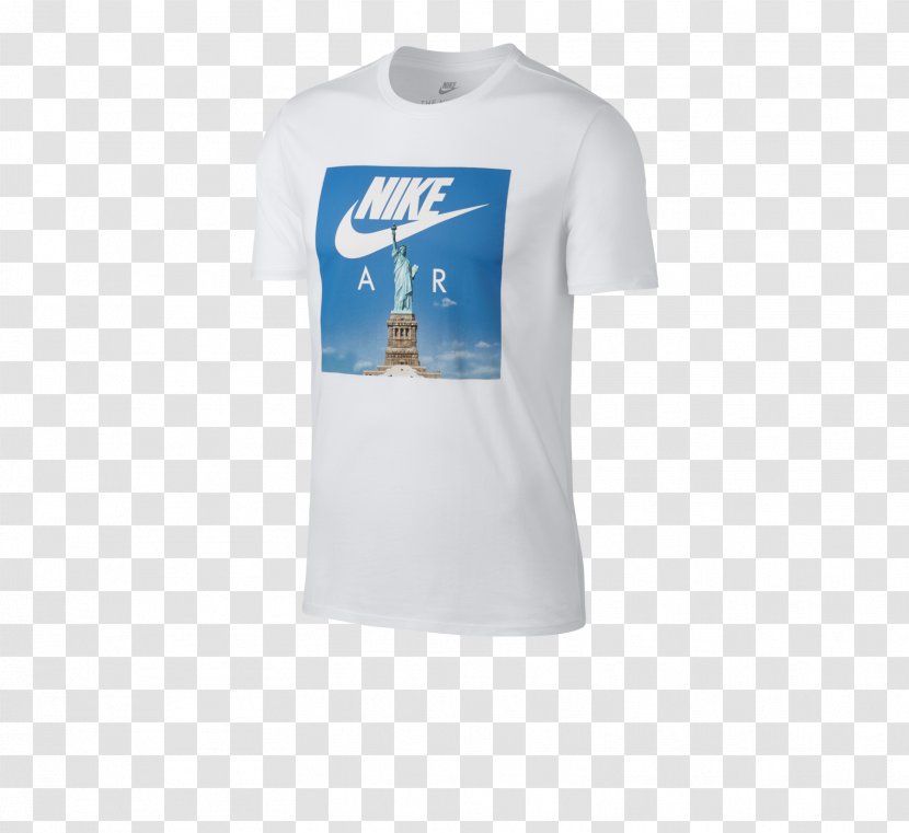 T-shirt Nike Air Max Force 1 - Blue Transparent PNG