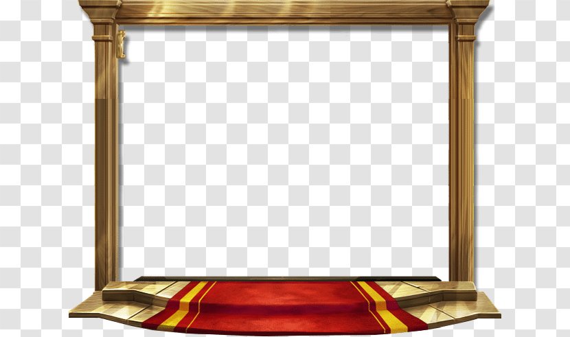 Game Door Icon - Window - Golden Luxury Red Carpet Frame Transparent PNG