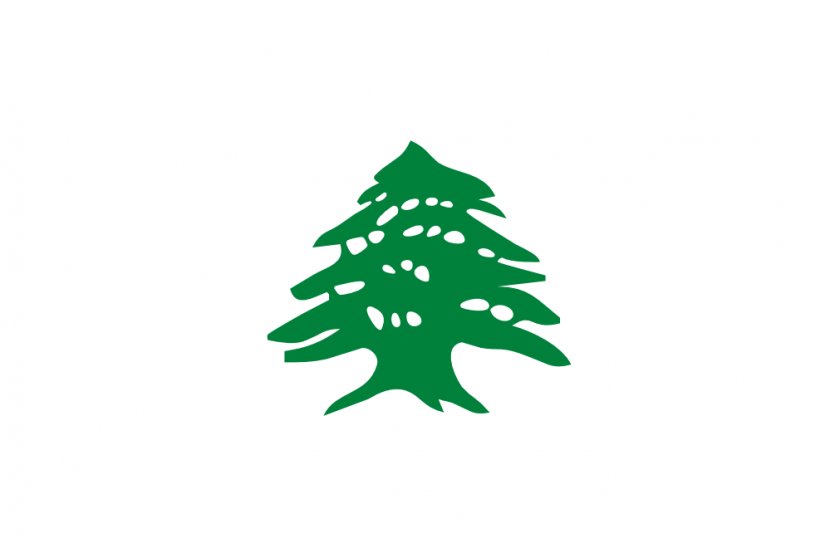 Greater Lebanon Cedrus Libani Flag Of French Mandate For Syria And The - Logo - Cedar Tree Drawing Transparent PNG