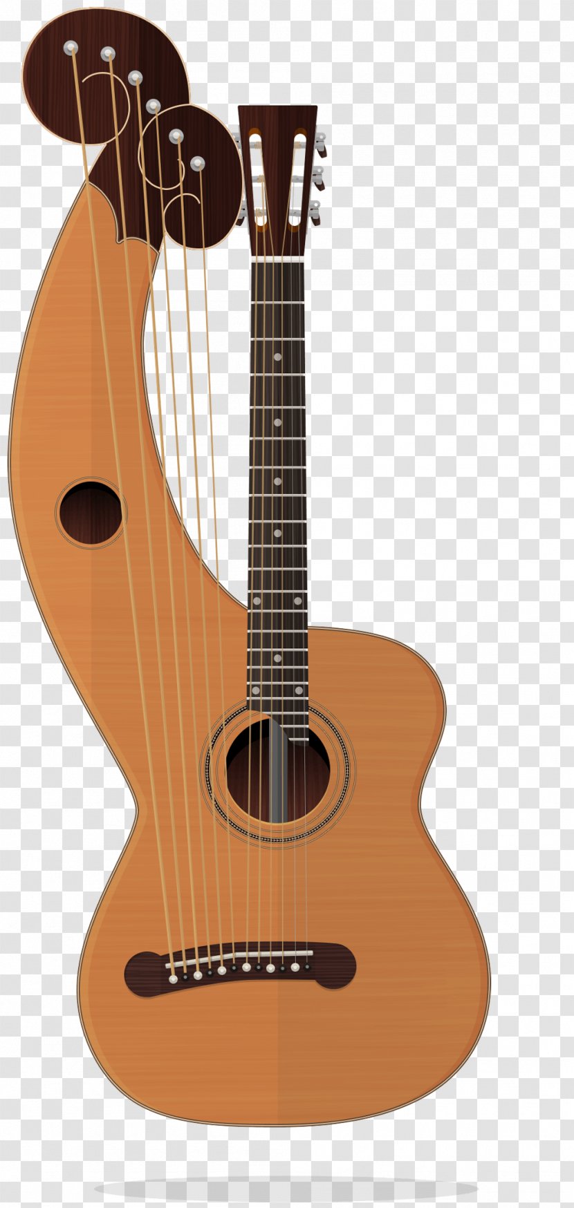 Acoustic Guitar Tiple Ukulele Cuatro Cavaquinho - Frame Transparent PNG