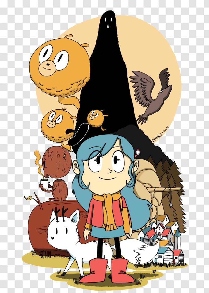Netflix Hilda And The Stone Forest Comics Character Animated Series - Adventures Graphic Transparent PNG