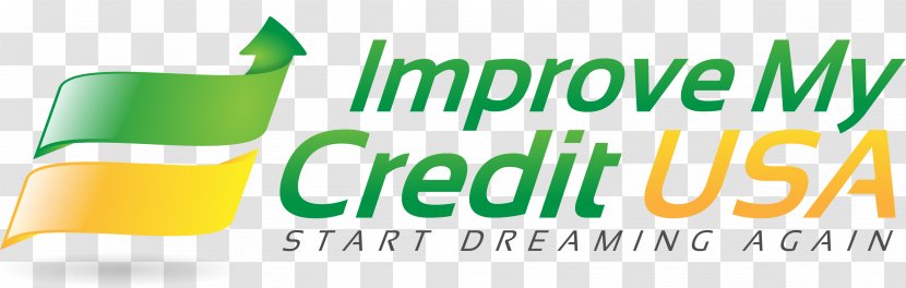 Logo Brand Improve My Credit USA Font - Design Transparent PNG
