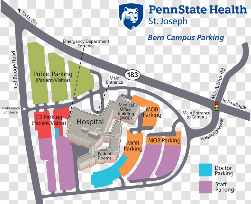 Pennsylvania State University Reading Penn Health St. Joseph Medical Center Hospital Hershey - Campus - Milton S Transparent PNG