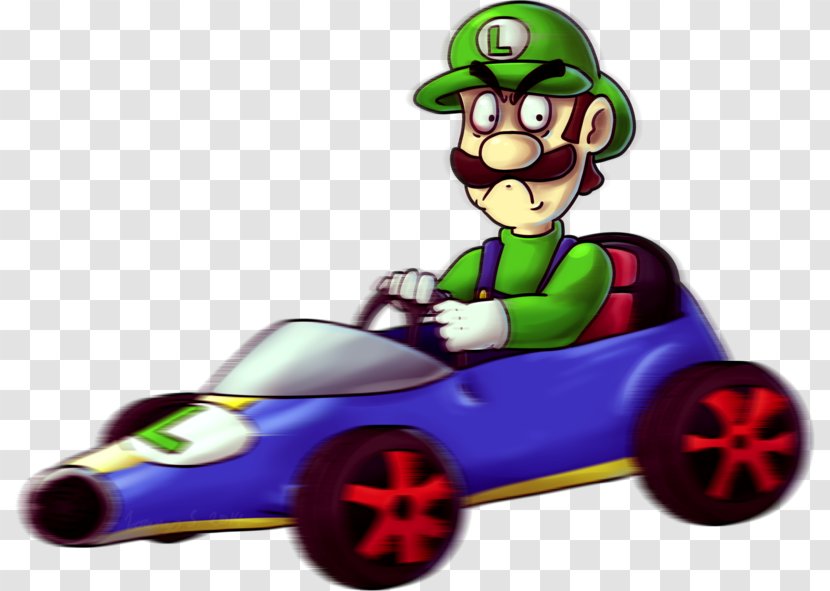 Luigi Bowser Mario Kart 8 Fan Art Transparent PNG