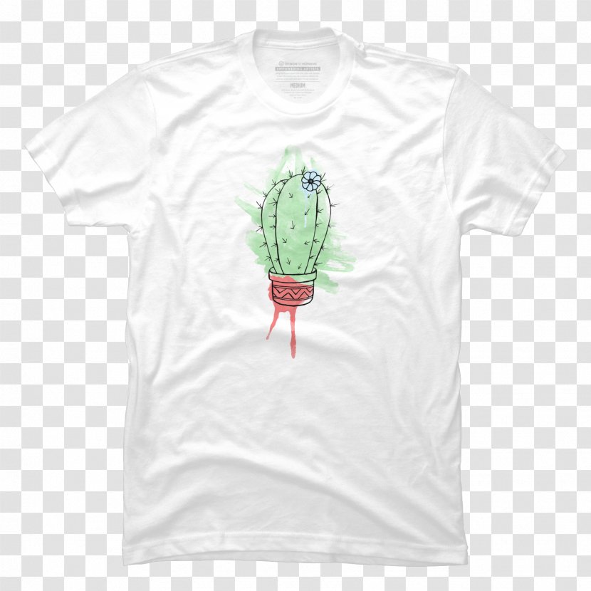 T-shirt Clothing Sleeve Cactus Watercolor - Flower Transparent PNG