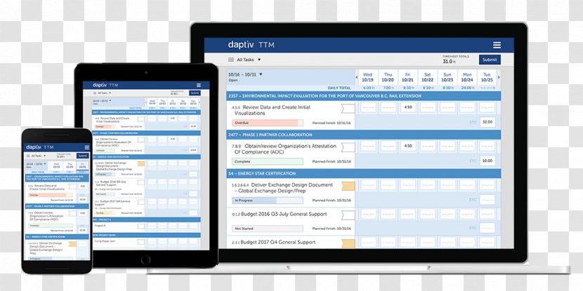 Computer Program Project Portfolio Management Timesheet - Business Transparent PNG