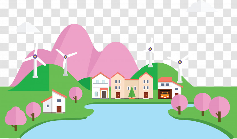 Eco Town Transparent PNG