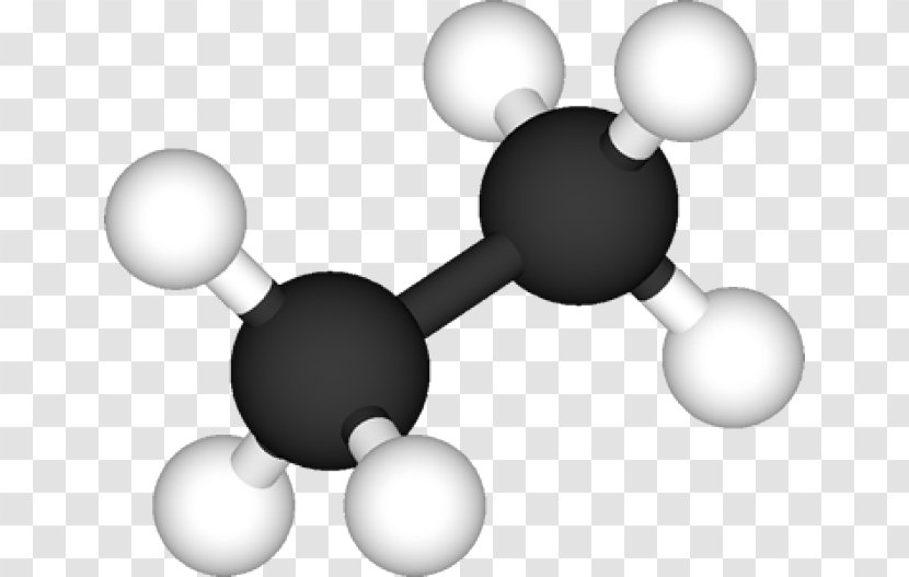 Ball-and-stick Model Ethane Molecule Molecular Chemistry - Tree - Ballandstick Transparent PNG