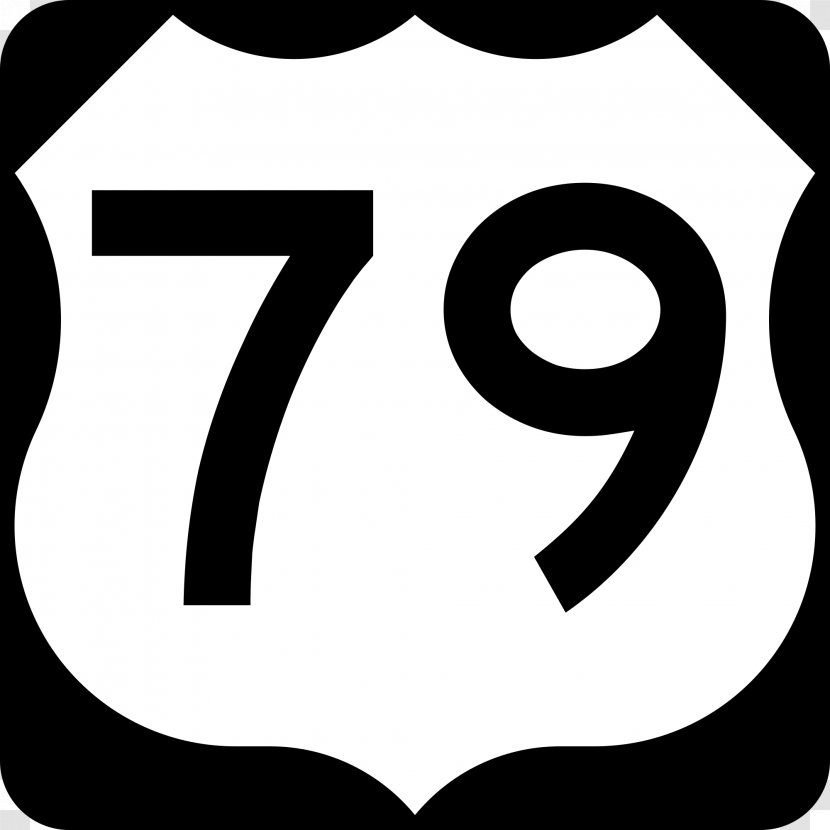 U.S. Route 27 In Florida 97 59 US Numbered Highways - Monochrome Photography - Road Transparent PNG