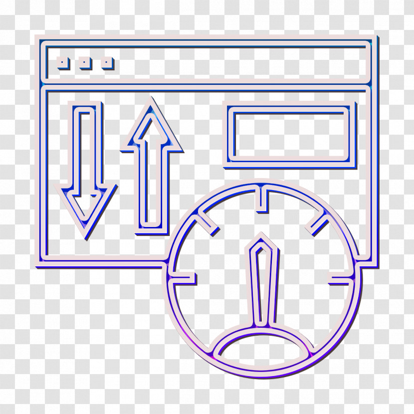 Bandwith Icon Computer Technology Icon Dashboard Icon Transparent PNG