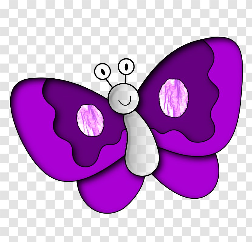 Butterfly Paper Purple Tote Bag Clip Art - Wing Transparent PNG