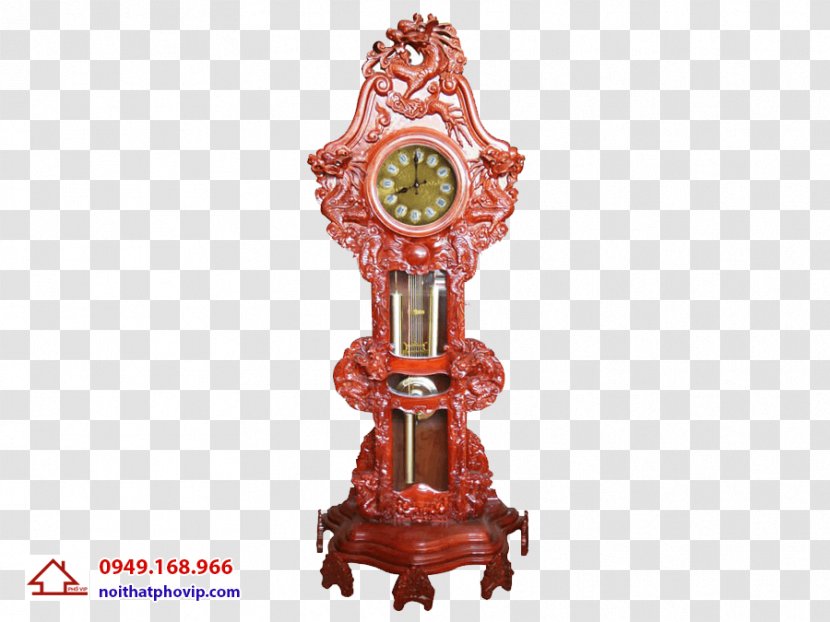 Pendulum Clock Dragon's Blood Wood - Dragon - Cap Cay Transparent PNG