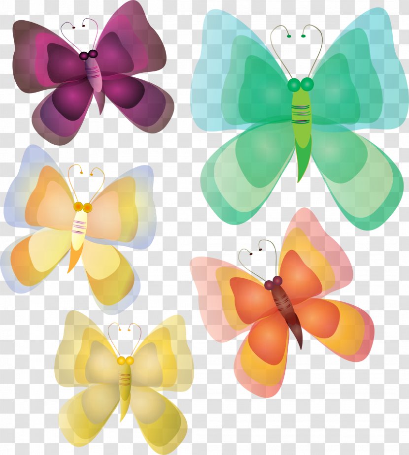 Butterfly Clip Art - Ribbon - So Big Cliparts Transparent PNG