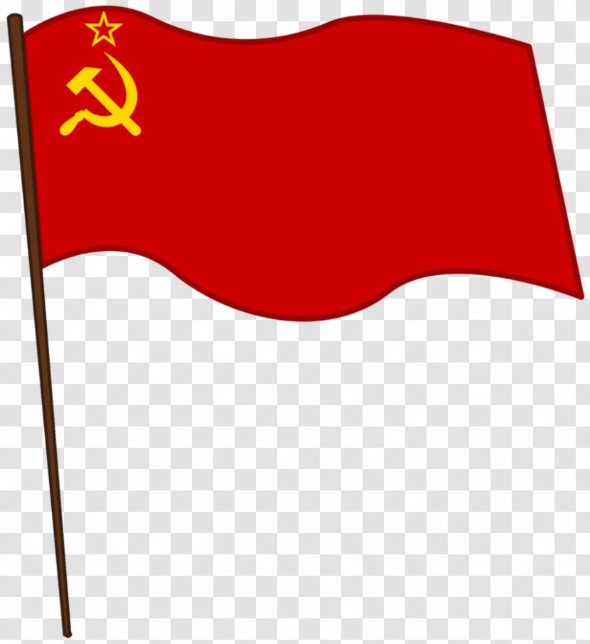 Flag Of The Soviet Union Hammer And Sickle Communist Party - Red - BORDER FLAG Transparent PNG